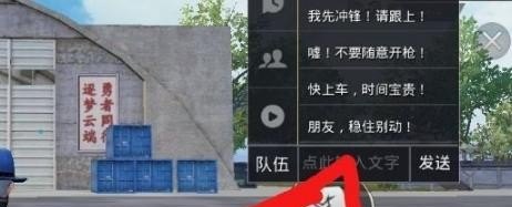 和平精英游戏中怎么和队友通话，和平精英跪吻