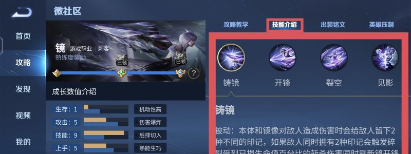 王者荣耀镜是什么职业，王者荣耀镜被
