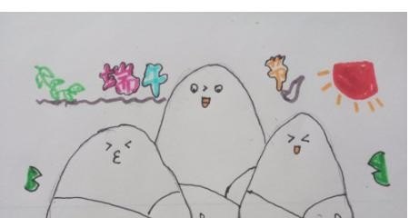 我们的节日端午节手抄报_简笔画画端午节手抄报