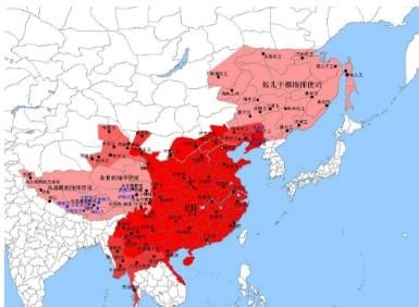 中国明朝版图到底有多大，明末时期世界历史地图