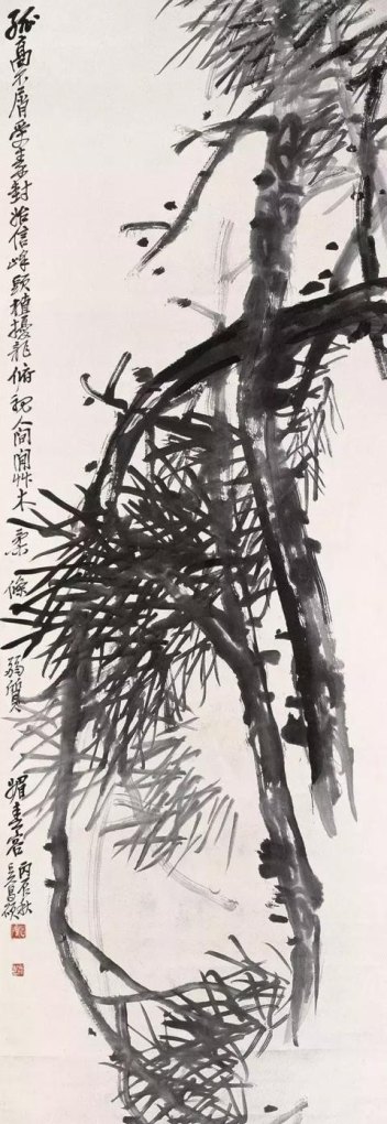古代画松树最好的画家,昌硕历史人物