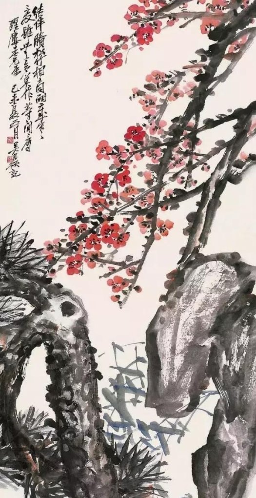 古代画松树最好的画家,昌硕历史人物