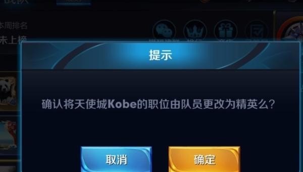 《王者荣耀》战队职位调整,王者荣耀战队职位