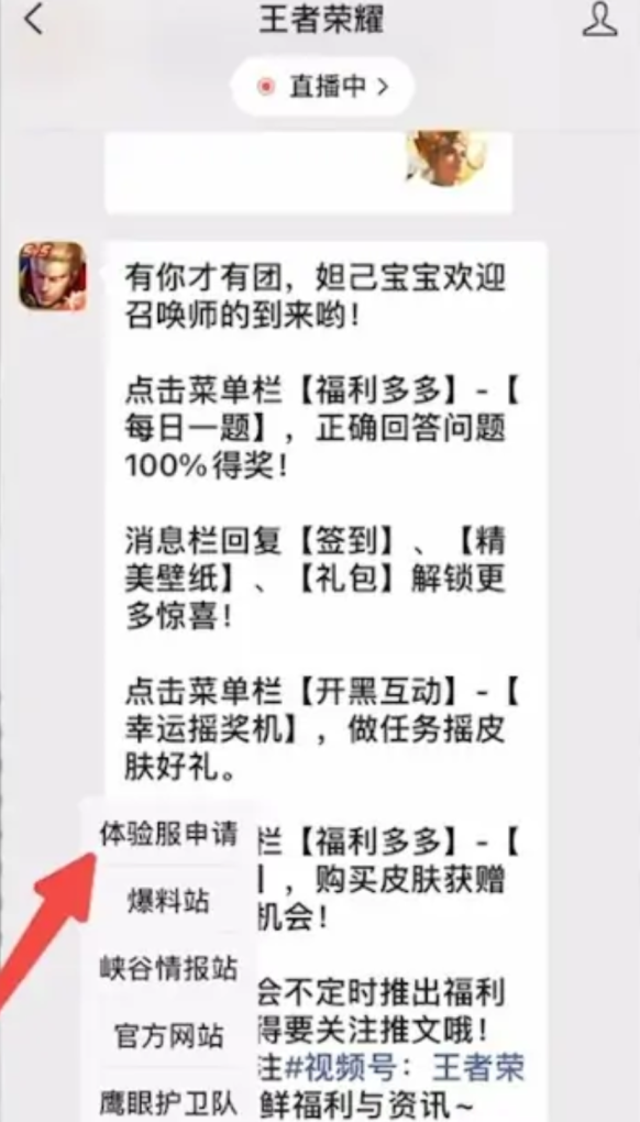 怎样申请王者荣耀体验服,王者荣耀体服申请