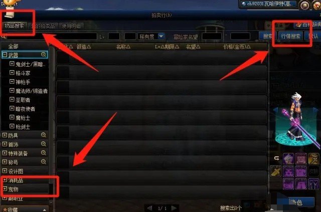 dnf宠物怎么在拍卖行买，地下城与勇士宠物怎么的
