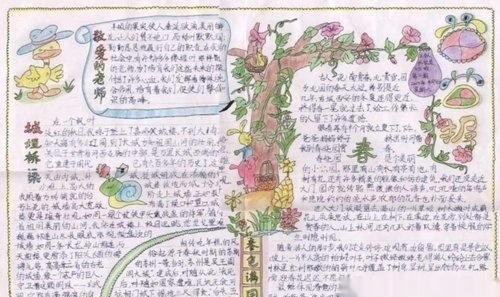 清明节手抄报,清明节的习俗手抄报