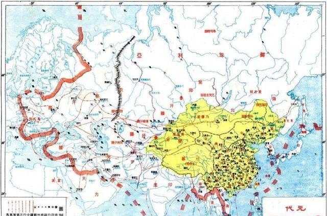 元朝时中国的版图到底有多大，真的差点占据了地球三分_中国最鼎盛国土面积和人口数量