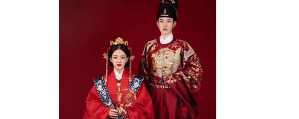 汉服婚服都是红色的吗,汉服婚服历史文化