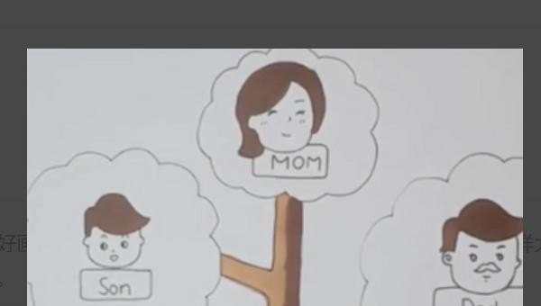 画自己的房间并用英语介绍，简笔画 英语