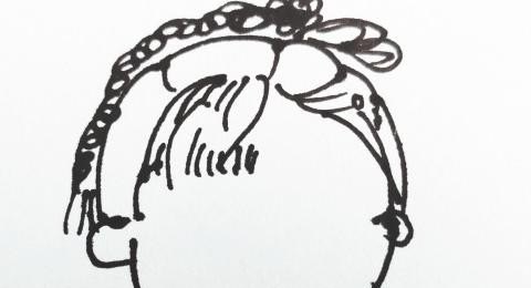 简笔画(1)——一笔画小鸟,常用英语口语对话简笔画