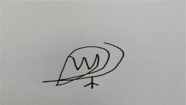 简笔画(1)——一笔画小鸟,常用英语口语对话简笔画