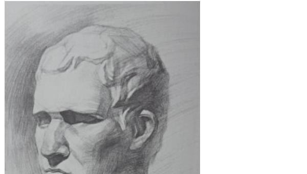 素描石膏阿格里巴的画法，近代历史人物素描简笔画