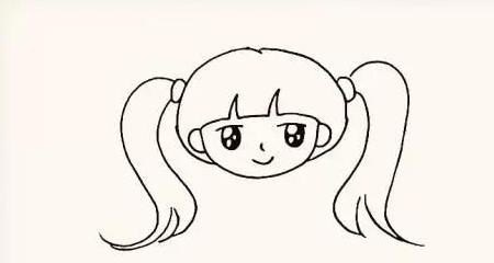 人物简笔画小女孩简笔画怎么画_怎么画古代很有风骨的古人屈原卡通儿童简笔画 - 华夏历史