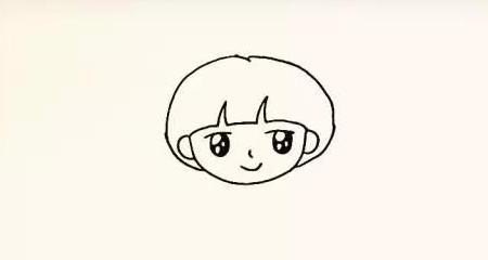 人物简笔画小女孩简笔画怎么画_怎么画古代很有风骨的古人屈原卡通儿童简笔画 - 华夏历史