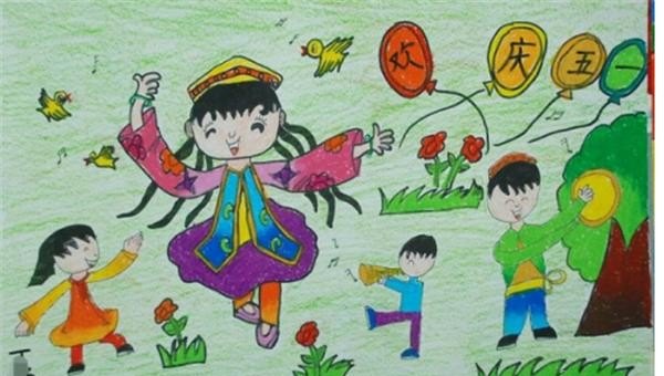 关于小雪节气的绘画_五一劳动节绘画作品 - 华夏历史