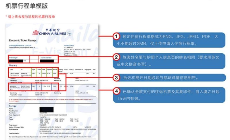 泰国签证网上申请流程_泰国签证流程