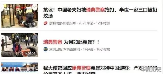中国游客在瑞典受辱，导火索是什么？最根本的原因是文化差异吗 - 华夏历史