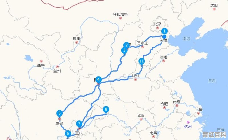 天津自驾去四川、重庆旅游，路线景点该怎样规划？大概需要花费多少