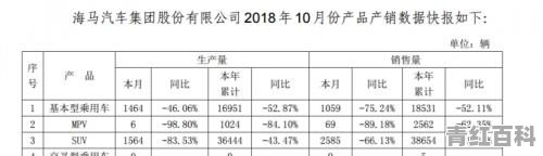 海马汽车10月销量同比跌70.41%，有人为其担忧，为什么？你怎么看