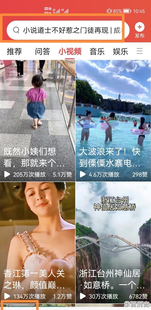 为什么搜索历史里面有头条的图标 - 华夏历史