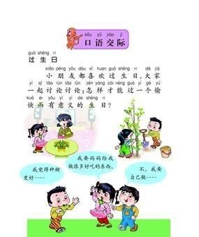 小学生初学的英语口语有哪些