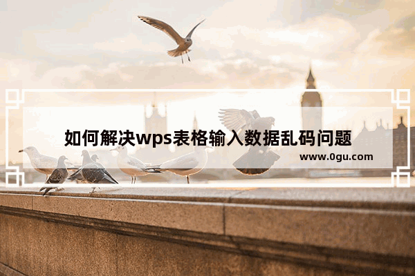 如何解决wps表格输入数据乱码问题