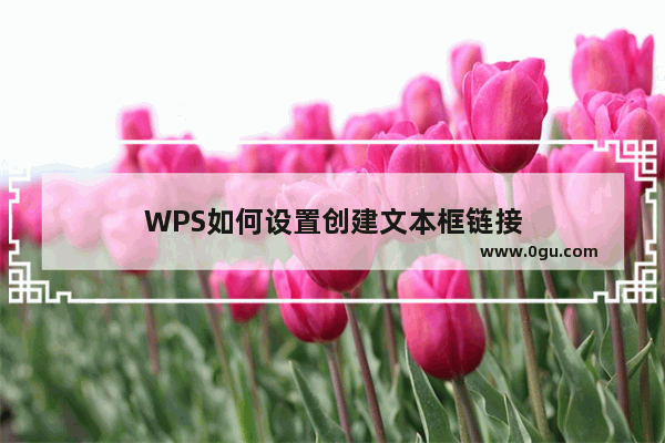 WPS如何设置创建文本框链接