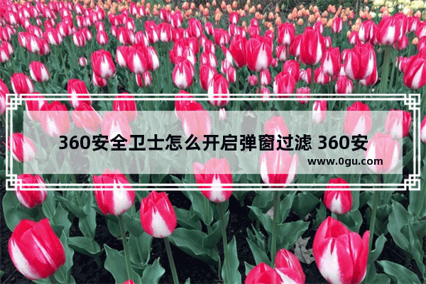 360安全卫士怎么开启弹窗过滤 360安全卫士开启弹窗过滤的方法