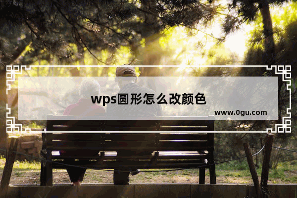 wps圆形怎么改颜色