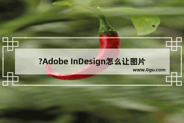 ?Adobe InDesign怎么让图片变浅 ?InDesign让图片颜色变浅的方法