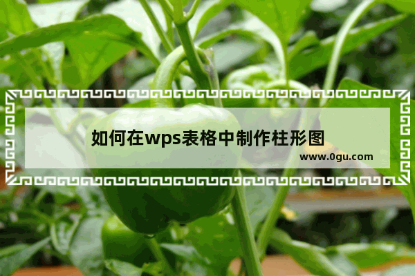 如何在wps表格中制作柱形图