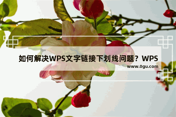如何解决WPS文字链接下划线问题？WPS文字链接下划线问题的解决方法