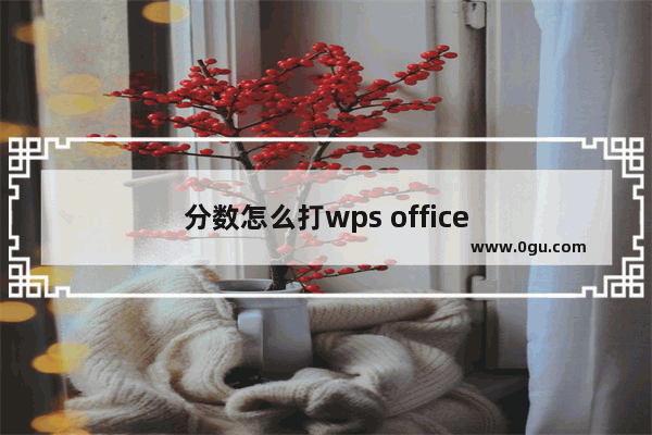 分数怎么打wps office