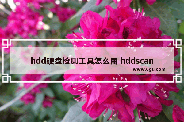 hdd硬盘检测工具怎么用 hddscan检测硬盘方法