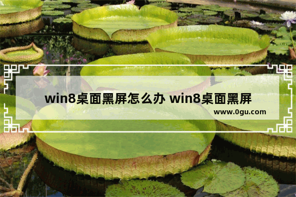 win8桌面黑屏怎么办 win8桌面黑屏怎么办解决