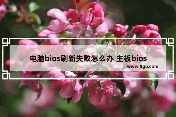 电脑bios刷新失败怎么办 主板bios刷新失败怎么办