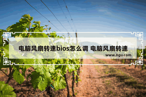 电脑风扇转速bios怎么调 电脑风扇转速bios怎么调出来
