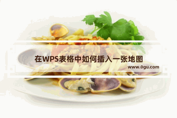 在WPS表格中如何插入一张地图