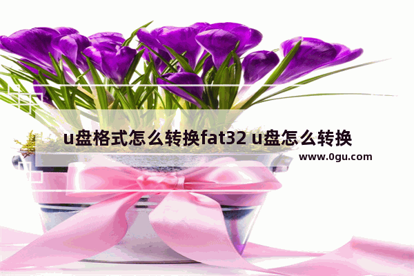 u盘格式怎么转换fat32 u盘怎么转换成fat32