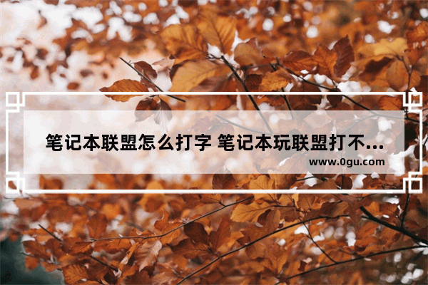 笔记本联盟怎么打字 笔记本玩联盟打不了字