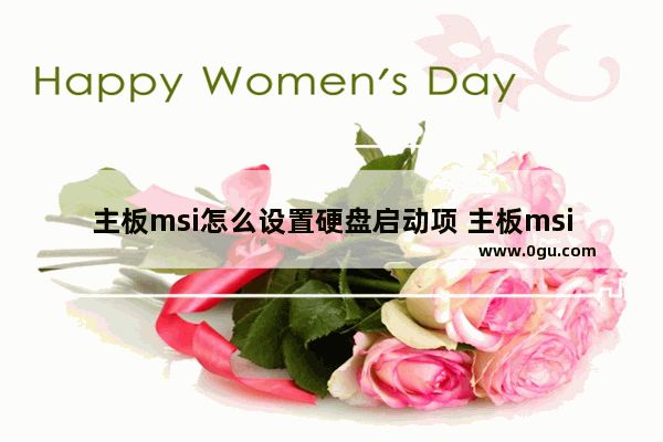 主板msi怎么设置硬盘启动项 主板msi怎么设置硬盘启动项
