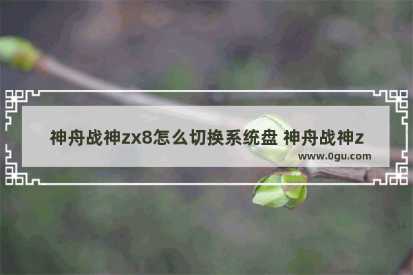 神舟战神zx8怎么切换系统盘 神舟战神z8如何