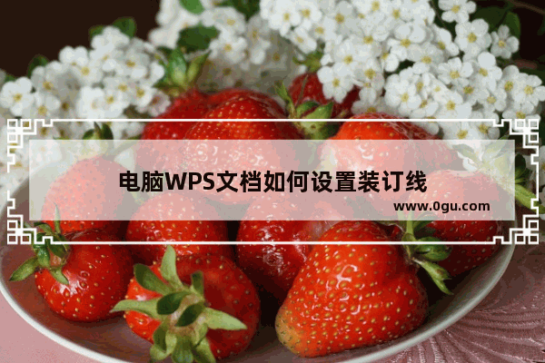 电脑WPS文档如何设置装订线