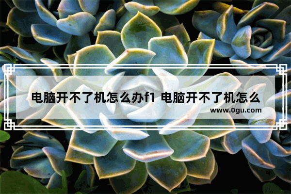 电脑开不了机怎么办f1 电脑开不了机怎么办一键恢复