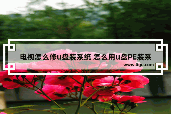 电视怎么修u盘装系统 怎么用u盘PE装系统