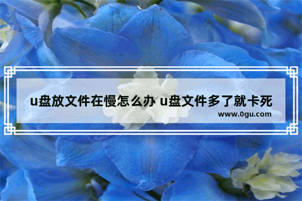 u盘放文件在慢怎么办 u盘文件多了就卡死