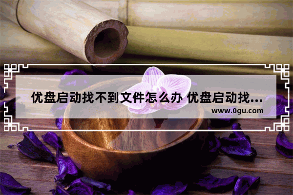 优盘启动找不到文件怎么办 优盘启动找不到文件怎么办呢