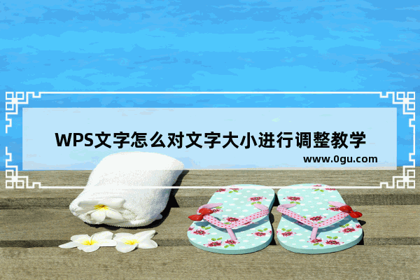 WPS文字怎么对文字大小进行调整教学