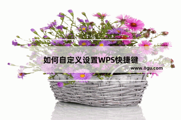 如何自定义设置WPS快捷键