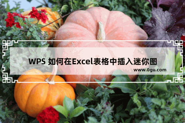 WPS 如何在Excel表格中插入迷你图